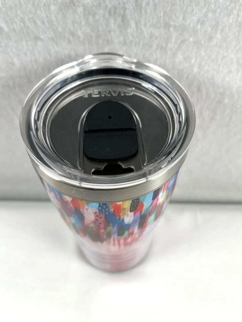 Tervis EttaVee Be Liquid Prism Abstract Stainless Steel Tumbler Triple Wall